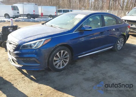 2015 Hyundai Sonata Sport z USA, uszkodzony, nr VIN 5NPE34AF0FH114082